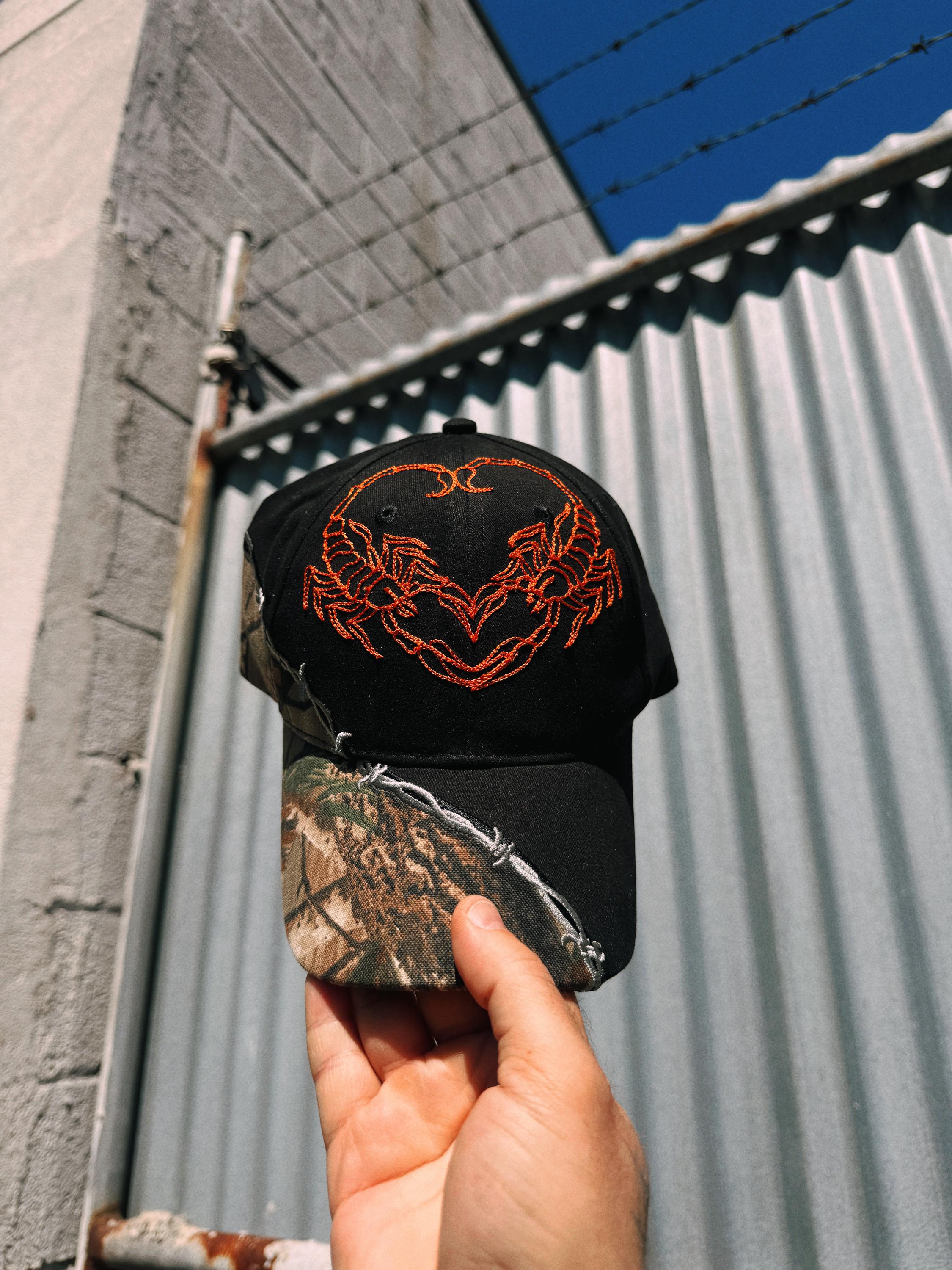 Barbed Wire Camo Custom Embroidered Hat - Etsy