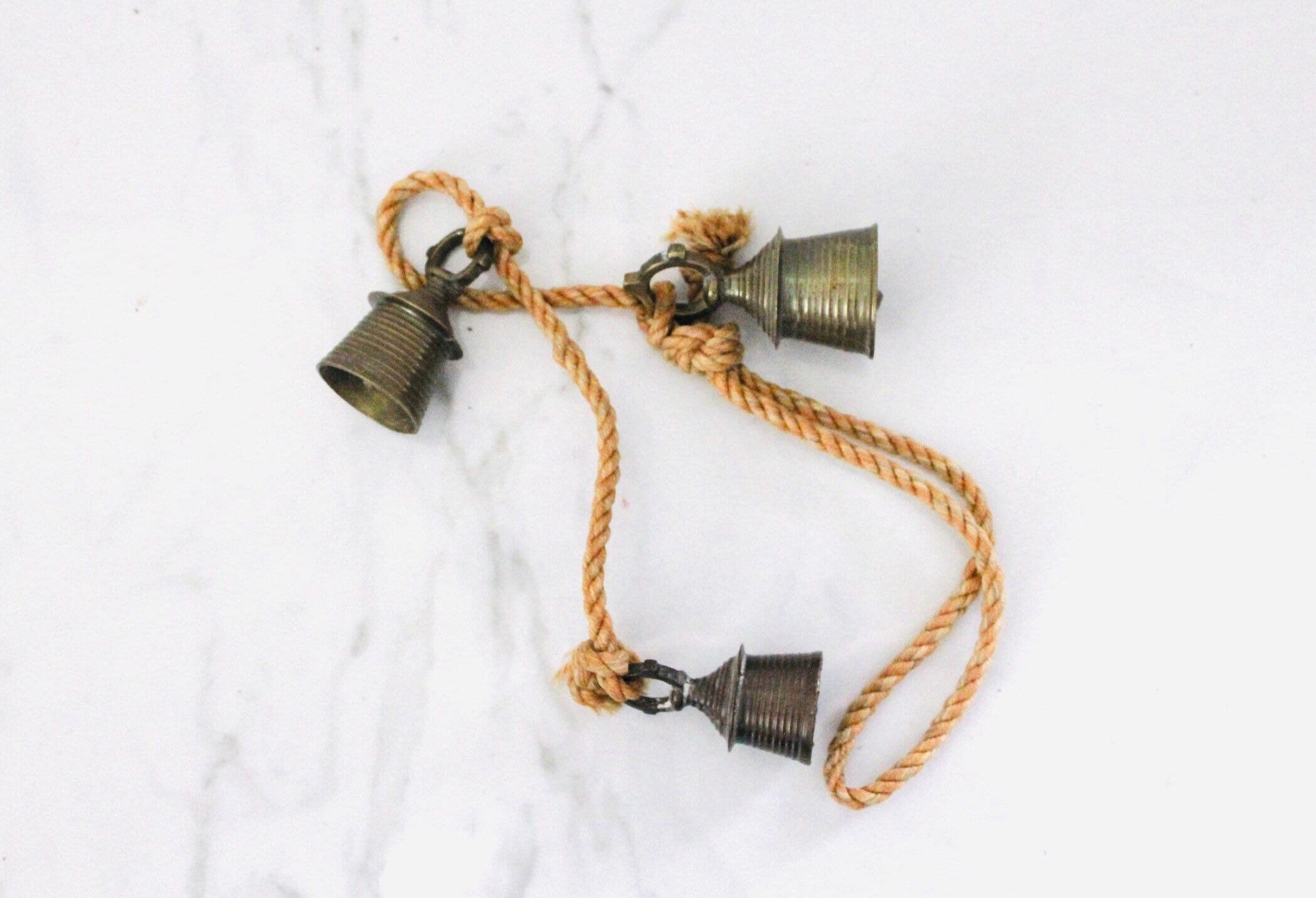 Handcrafted Hemp Rope Vintage Sleigh Bells Decorative Cow - Temu