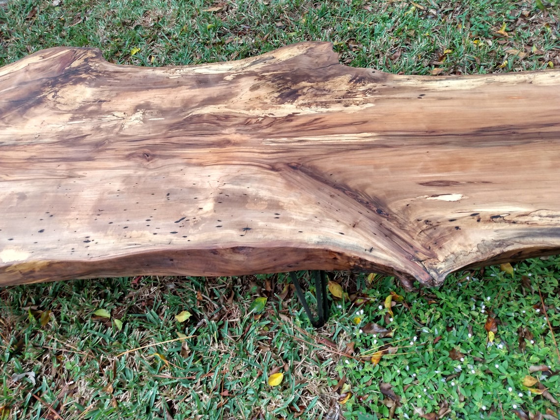 Live edge Sweet gum wood table Etsy