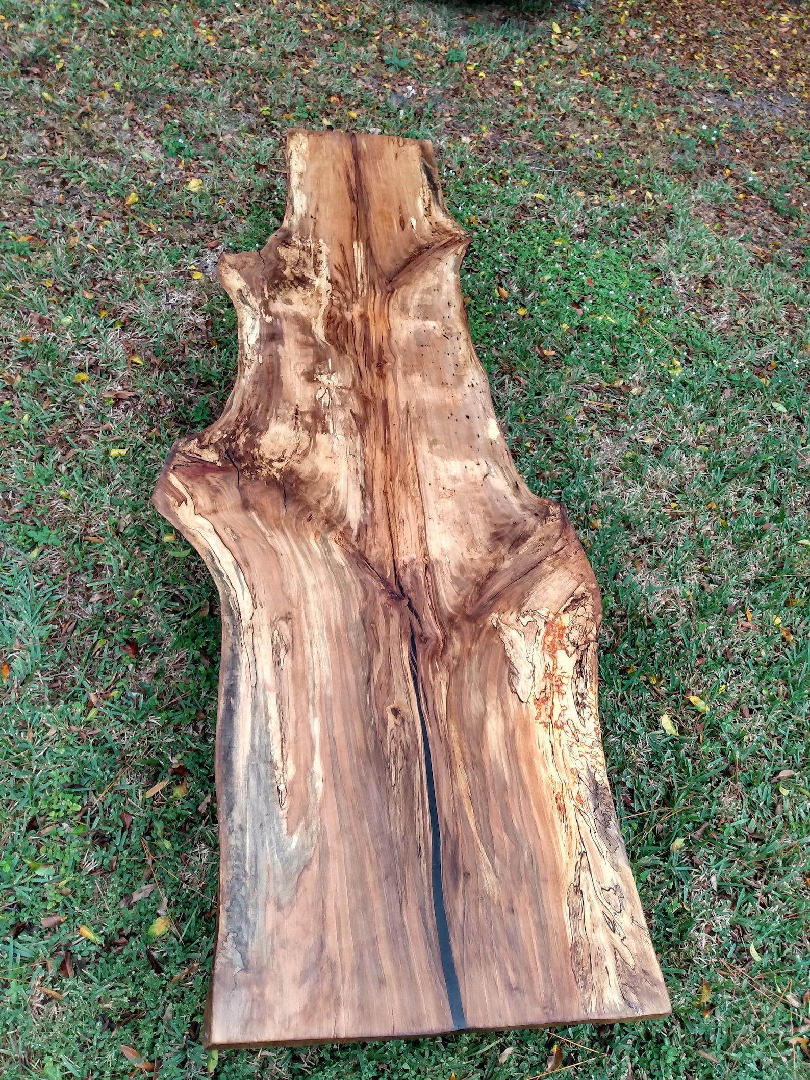 Live Edge Sweet Gum Wood Table Etsy