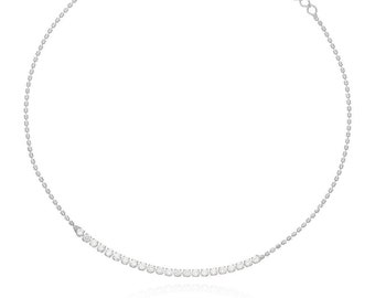 Silver Riviera Anklet, Dainty Anklet, Ankle Bracelet, Delicate Anklet, Anklet for women