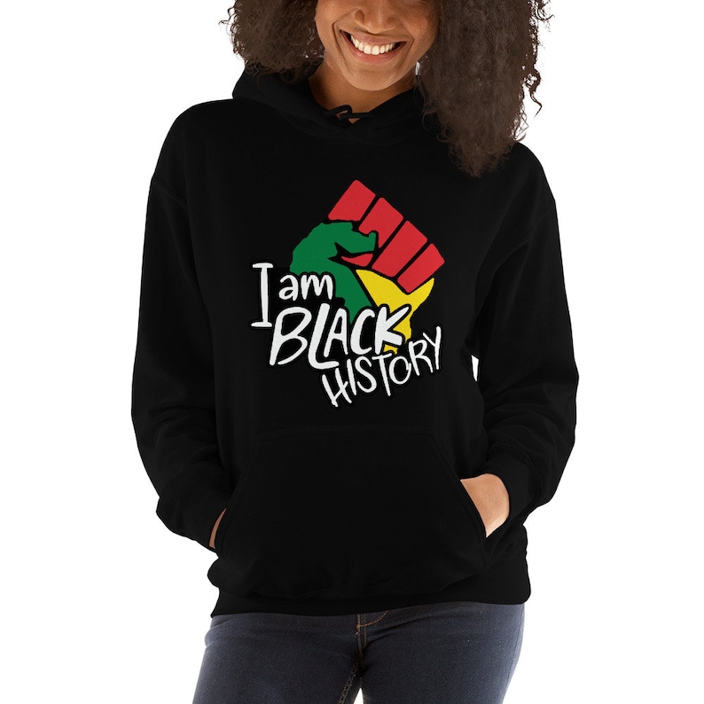 I Am Black History Hoodie black History Month Collection - Etsy