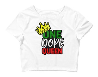 Una dope Regina Crop Tee