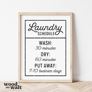 Laundry Schedule SVG | Laundry Room Sign SVG | Funny Laundry SVG | Wash Dry Fold Repeat Svg | Laundry Co Svg | Never Ending Story Svg