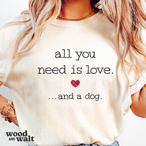 Alles was du brauchst ist Liebe und ein Hund SVG | Mein Hund ist meine Valentinstag-Schnitt-Datei | Valentinstag Design | V-Day Sublimation | Sofort Download