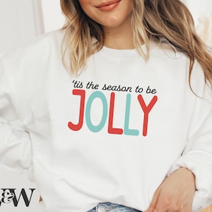 Tis The Season To Be Jolly SVG | Christmas SVG | Christmas Shirt SVG | Retro Christmas Svg | Fa La La Svg | Jolly Af Svg | Jolly Vibes Svg