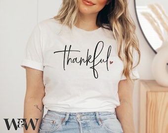 Thankful SVG | Thanksgiving Shirt SVG | Fall Shirt SVG | Autumn Svg | Thankful Grateful Blessed Svg | Pumpkin Season Svg | Thankful Mama Svg