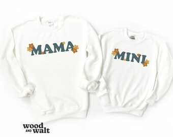 SVG retro para mamá e hija / SVG para camisetas a juego de mamá e hija / SVG para madre e hija / SVG para camiseta de mamá / SVG para body / SVG para bebé / Archivo Cricut