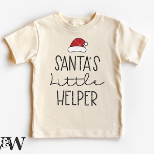 Petit assistant du père Noël SVG | Fichier de coupe grenouillère des fêtes | Conception de Noël pour enfants | Fer à repasser Cricut sur transfert |  Ensemble pour bébé | Mon premier Noël