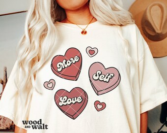 More Self Love SVG PNG | In My Self Love Era SVG | Retro Valentines Shirt SVG | Self Love Sublimation Design | Love Yourself Cut File