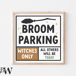 Vintage bezemparkeerplaats SVG | Halloween-teken SVG | Heksenbezem SVG | Herfst teken Svg | Alle anderen worden Toad Svg | Broom Co Svg | Bestand knippen
