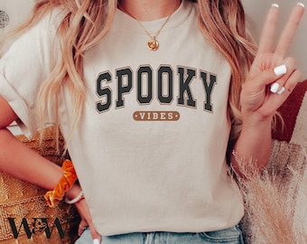 Spooky Vibes SVG | Halloween SVG | Halloween Shirt SVG | Spooky Season Svg | Fall Shirt Svg | Pumpkin Season Svg | Halloween Files
