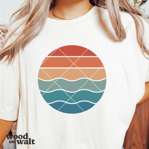 Retro Sun And Sea SVG | Summer Svg | Retro Sunset Svg | Summer Tshirt Svg | Beach Vibes Svg | Sunshine Svg | Sunrise Sunset Sublimation