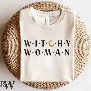 Witchy Woman SVG | Halloween SVG | Halloween Shirt SVG | Witch Vibes Svg | Spooky Svg | Fall Svg | Moon Svg | Magic Svg | October Svg