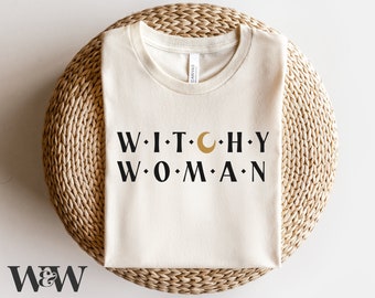 Witchy Woman SVG | Halloween SVG | Halloween Shirt SVG | Witch Vibes Svg | Spooky Svg | Fall Svg | Moon Svg | Magic Svg | October Svg