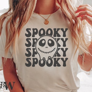 Spooky SVG | Halloween Shirt SVG | Halloween Town SVG | Halloween Smiley Face Svg | Spooky Season Svg | Pumpkin King Svg | Fall Shirt Svg