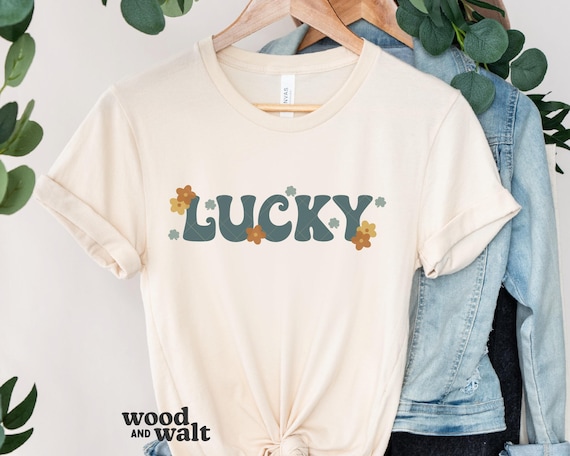 Lucky SVG | St. Patrick's Day PNG | Retro St. Paddy's Design | Boho Lucky Svg | Happy Go Lucky Svg | Shamrock Svg | Cricut Cut File