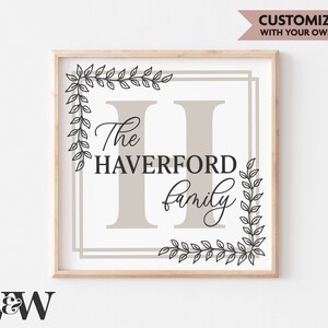 Placa de sobrenome SVG | Monograma SVG | Sobrenome SVG | Placa de casa de fazenda Svg | Placa de estabelecimento Svg | Placa de família personalizada Svg | This Is Us Svg