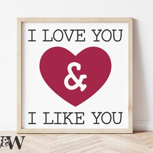 Ich liebe dich und ich mag dich SVG | Valentinstag SVG | Valentinstag Zeichen SVG | Boho Valentinstag Zeichen | Sei Mine SVG | xoxo Muster | Feb 14Svg