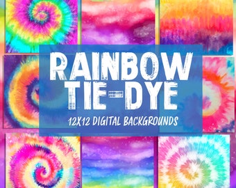 Rainbow Tie-dye background, graphic designs, printable digital backgrounds, rainbow tie dye clipart,