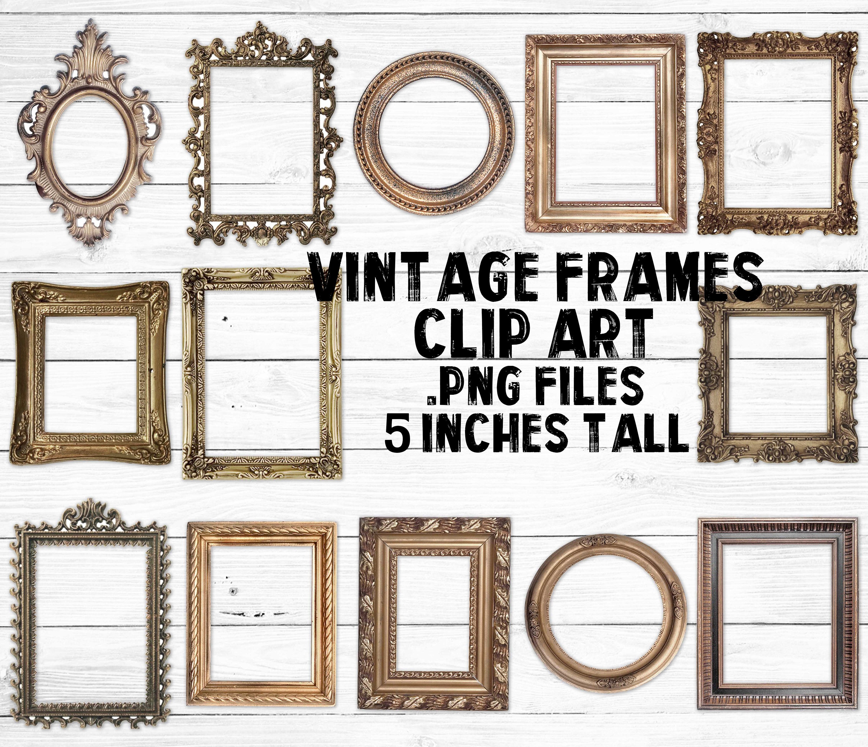 Cornice Decorativa Vintage In Metallo 6 Pollici MAGICLULU: Portafoto Da Tavolo In Lega Di Zinco