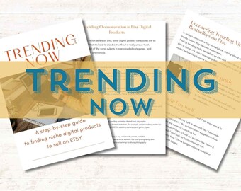 Trending digitale items vinden om op Etsy te verkopen | Weinig concurrentie | Grote vraag