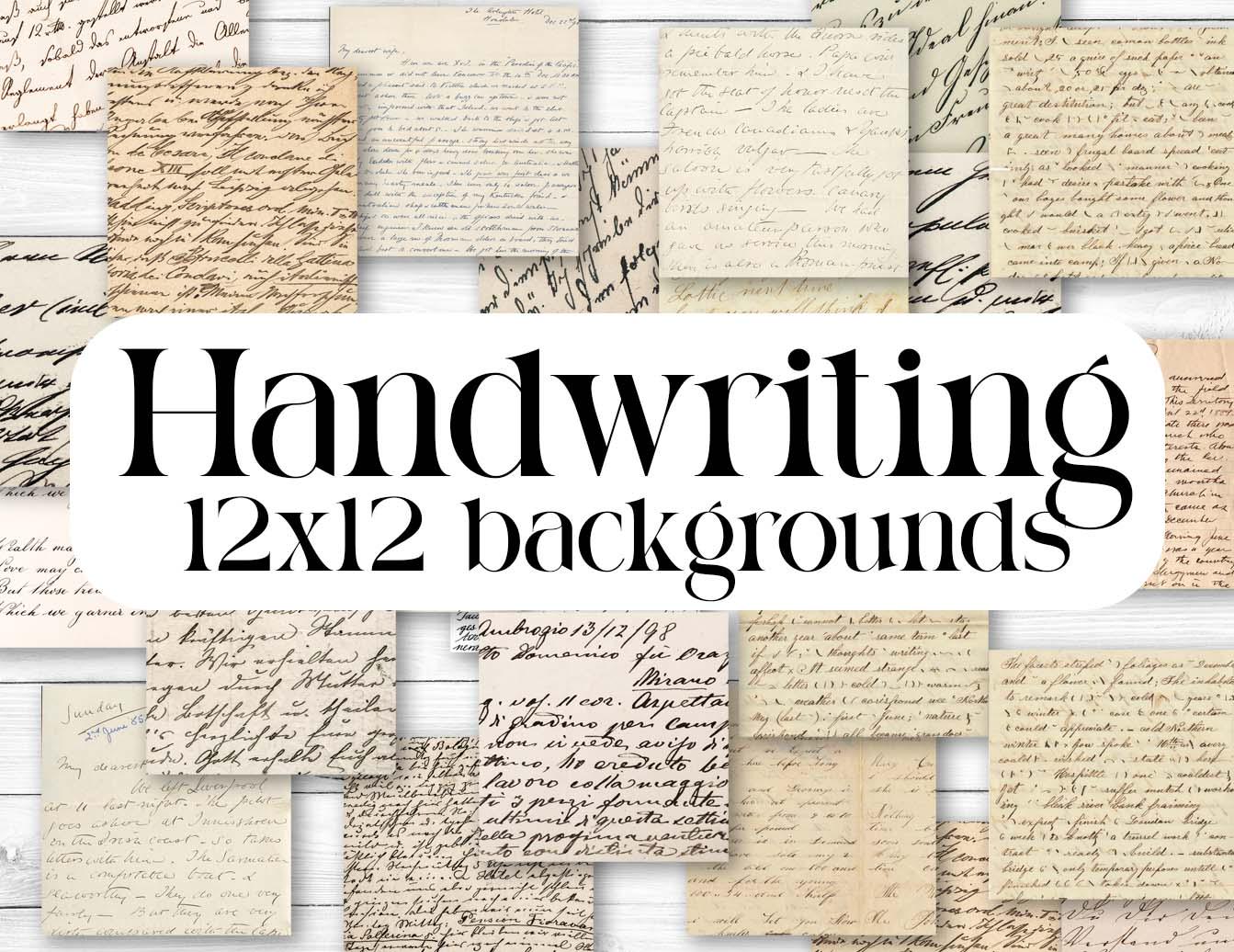 Old Letters Graphics Vintage Handwriting Clipart: Old Letter Images (digital Download) - Etsy