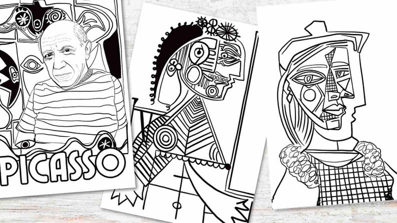 Pablo Picasso Art History Lesson: Printable Classroom Resource (45-page ...