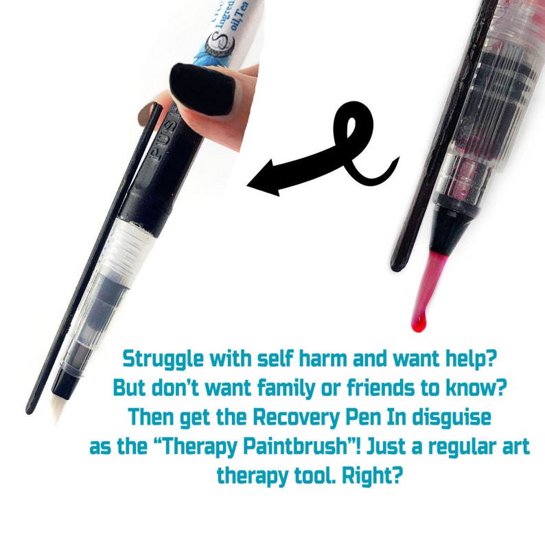 Incognito Recovery Pen Self Harm Substitute Self Harm Etsy Ireland