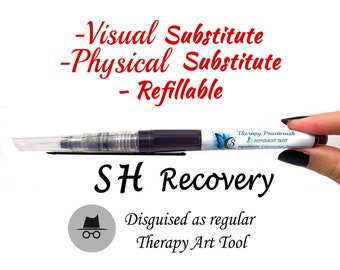 INCOGNITO Self-Help Recovery Pen | Blood Paintbrush | Aromatherapy Paintbrush  |  Essential Oil Blend | Mental Health Crisis Support | 5ml