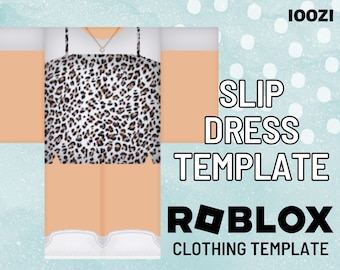 Slip Dress  - Roblox Clothing Template - Roblox Dress Template - Digital Download - Transparent Background