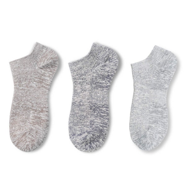 Hemp Organic Cotton Ankle Socks - 3 pairs
