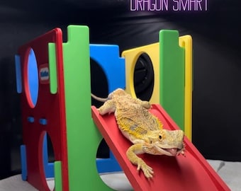 NEW Size - Little Tykes Nostalgia Playground Decor Hide for Enclosures s - Custom Designed 3D Printed for Small Pets Beardies Geckos Snakes