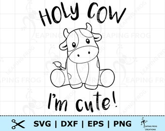 Baby Cow Svg Etsy
