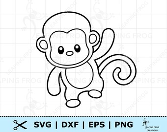 Download Baby Monkey Svg Etsy