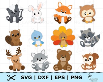 Download Woodland Animal Svg Etsy