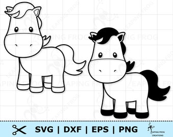 Free Horse Cartoon Svg