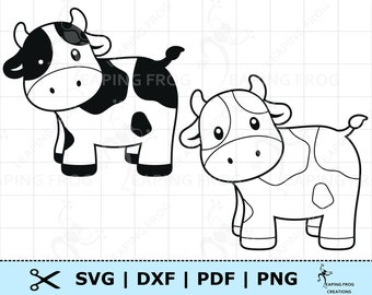 Download Cute Cow Svg Etsy