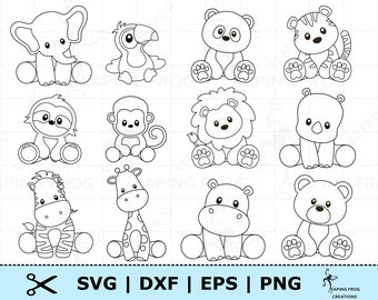 Download Zoo Animal Svg Etsy