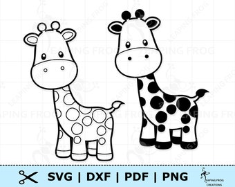 Download Baby Giraffe Svg Etsy