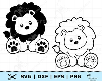 Download Baby Lion Svg Etsy
