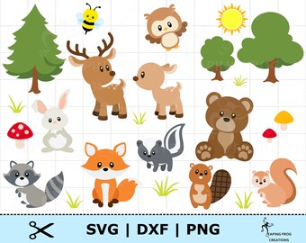 Download Forest Animals Svg Etsy