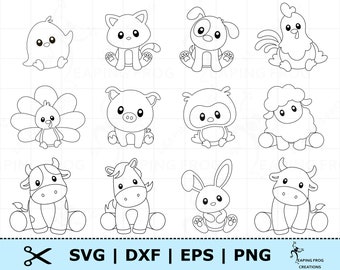 Download Farm Animals Svg Etsy