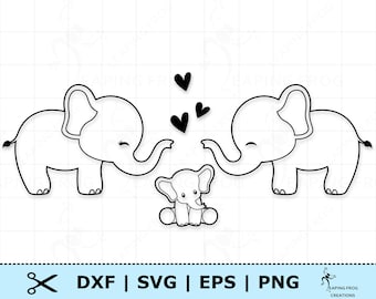 Free Free Baby Elephant Outline Svg 227 SVG PNG EPS DXF File