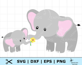 Baby Elephant Svg Etsy