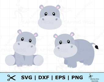 Download Baby Hippo Svg Etsy