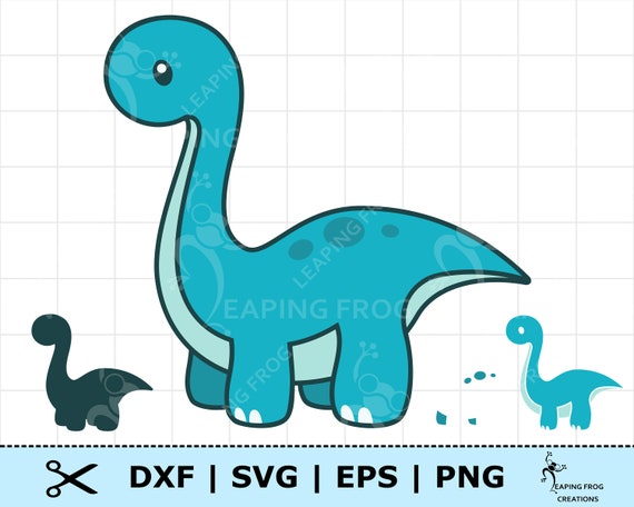 Download Cute Baby Dinosaur Svg Png Dxf Eps Whole Layered Files Etsy
