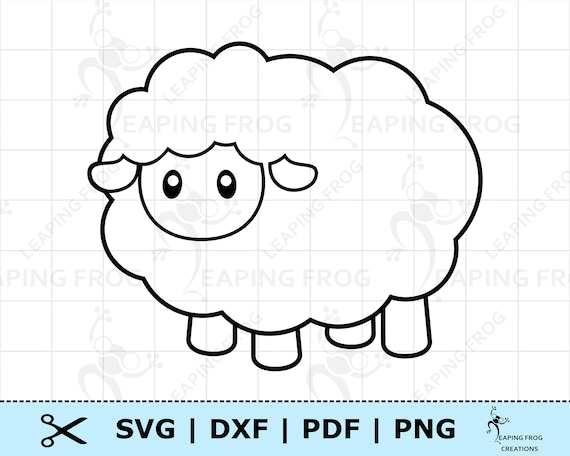 Download Cute Baby Sheep Svg Png Dxf Pdf Cricut Cut Files Silhouette Etsy