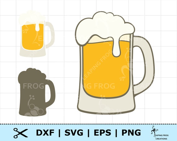 Beer Mug Clipart - free svg file for members - SVG Heart