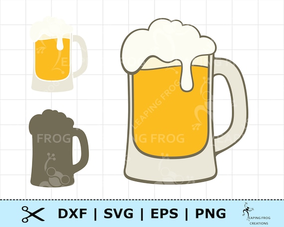 Beer Mug Svg Cricut Cut Layered Files Silhouette And Cameo Etsy Singapore